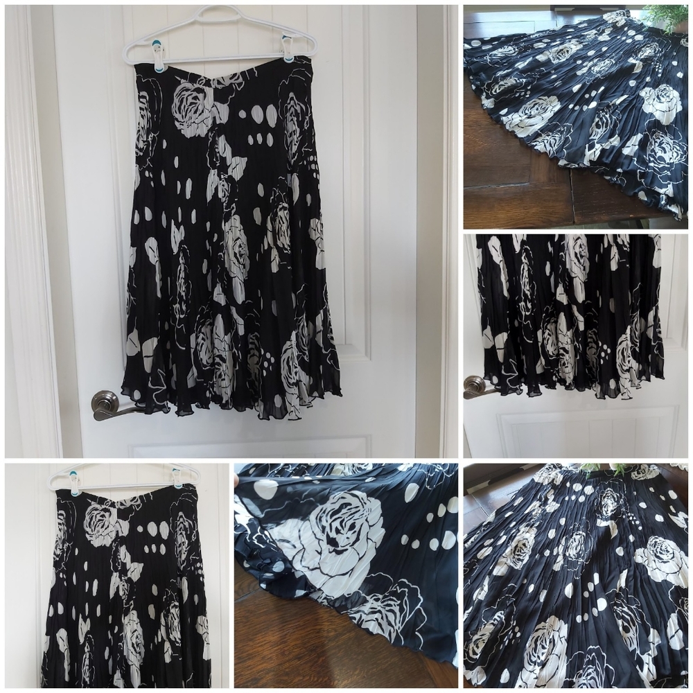 ALISON SHERI B&W SKIRT/B3
